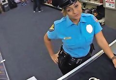 Police Officer With Big Tits Gets Pounded By Horny Pawn Guy