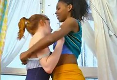 Indian And Redhead Girl Lesbians